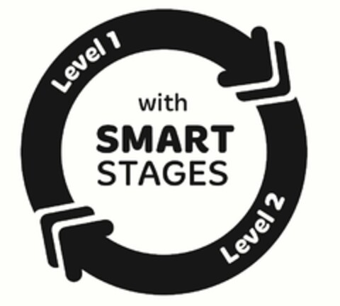 LEVEL 1 LEVEL 2 WITH SMART STAGES Logo (USPTO, 28.04.2014)