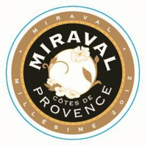 MIRAVAL CÔTES DE PROVENCE MIRAVAL MILLÉSIME 2012 Logo (USPTO, 07.07.2014)