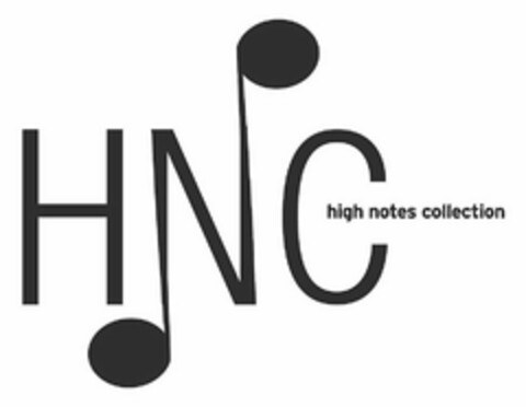 HNC HIGH NOTES COLLECTION Logo (USPTO, 08/20/2014)