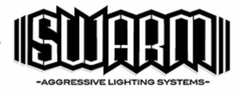 SWARM -AGGRESSIVE LIGHTING SYSTEMS- Logo (USPTO, 09.01.2015)