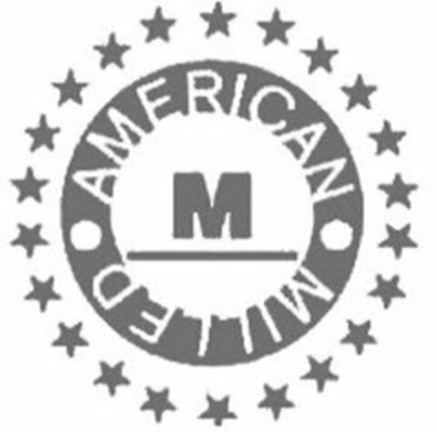 M AMERICAN MILLED Logo (USPTO, 03/11/2015)