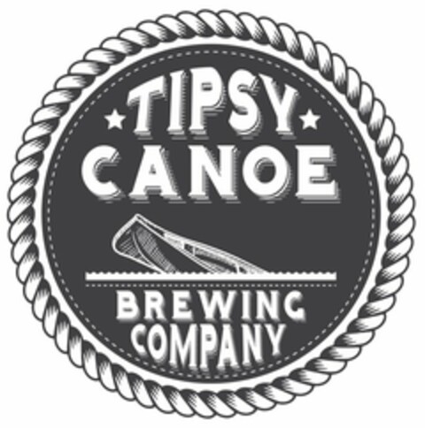 TIPSY CANOE BREWING COMPANY Logo (USPTO, 03/20/2015)