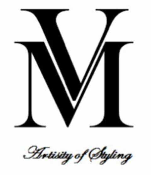 V M ARTISITY OF STYLING Logo (USPTO, 13.04.2015)