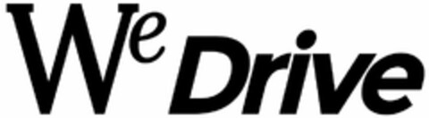 WE DRIVE Logo (USPTO, 14.08.2015)