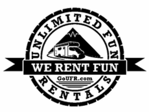 UNLIMITED FUN RENTALS WE RENT FUN GOUFR.COM Logo (USPTO, 20.08.2015)