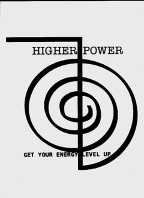 HIGHER POWER GET YOUR ENERGY LEVEL UP Logo (USPTO, 22.12.2015)