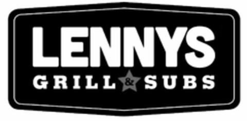 LENNYS GRILL & SUBS Logo (USPTO, 04/15/2016)