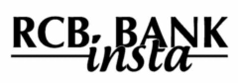 RCB BANK INSTA Logo (USPTO, 15.06.2016)
