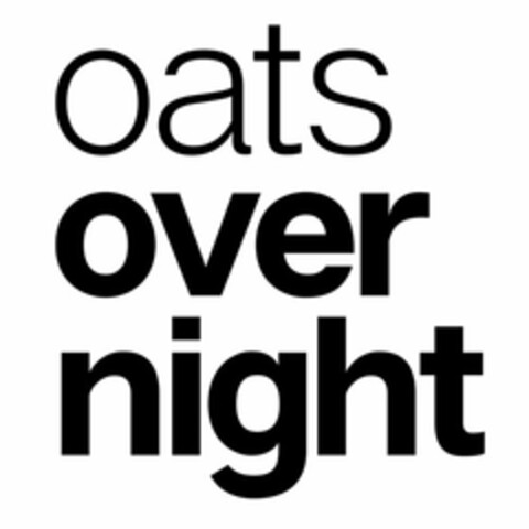 OATS OVER NIGHT Logo (USPTO, 26.10.2016)