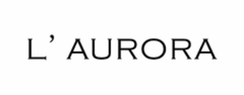 L'AURORA Logo (USPTO, 12/29/2016)