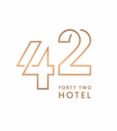 42 FORTY TWO HOTEL Logo (USPTO, 09.03.2018)