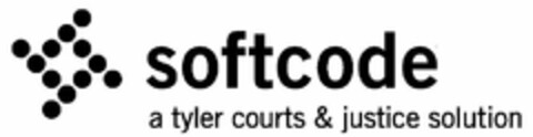 SOFTCODE A TYLER COURTS & JUSTICE SOLUTION Logo (USPTO, 22.01.2019)