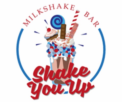 SHAKE YOU UP MILKSHAKE BAR Logo (USPTO, 06.08.2019)