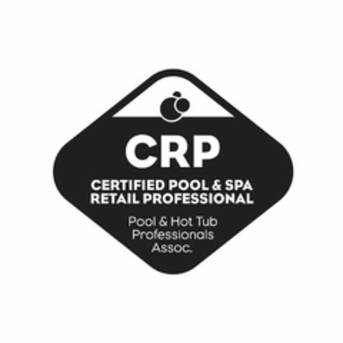 CRP CERTIFIED POOL & SPA RETAIL PROFESSIONAL POOL & HOT TUB PROFESSIONALS ASSOC. Logo (USPTO, 09/05/2019)