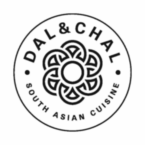 · DAL & CHAL · SOUTH ASIAN CUISINE Logo (USPTO, 06/10/2020)