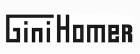 GINI HOMER Logo (USPTO, 13.08.2020)