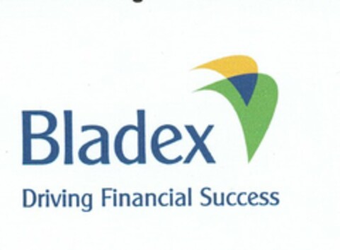 BLADEX DRIVING FINANCIAL SUCCESS Logo (USPTO, 20.03.2009)