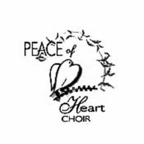 PEACE OF HEART CHOIR Logo (USPTO, 19.05.2009)