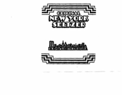 ORIGINAL NEW YORK SELTZER Logo (USPTO, 02.11.2009)