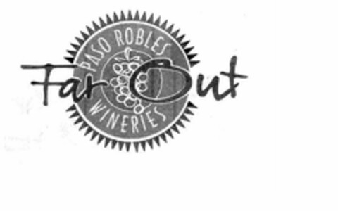 FAR OUT WINERIES PASO ROBLES Logo (USPTO, 10.11.2009)