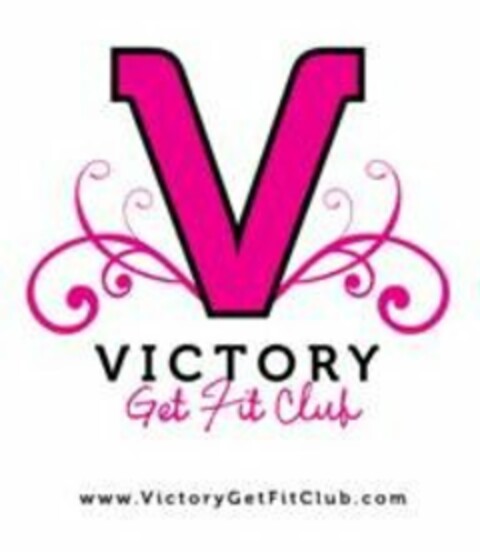 V VICTORY GET FIT CLUB WWW.VICTORYGETFITCLUB.COM Logo (USPTO, 15.12.2010)