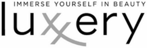 IMMERSE YOURSELF IN BEAUTY LUXXERY Logo (USPTO, 24.06.2011)