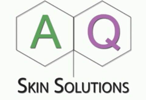 AQ SKIN SOLUTIONS Logo (USPTO, 15.08.2011)