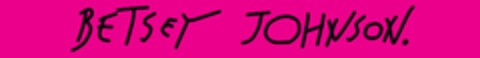 BETSEY JOHNSON. Logo (USPTO, 03/21/2012)