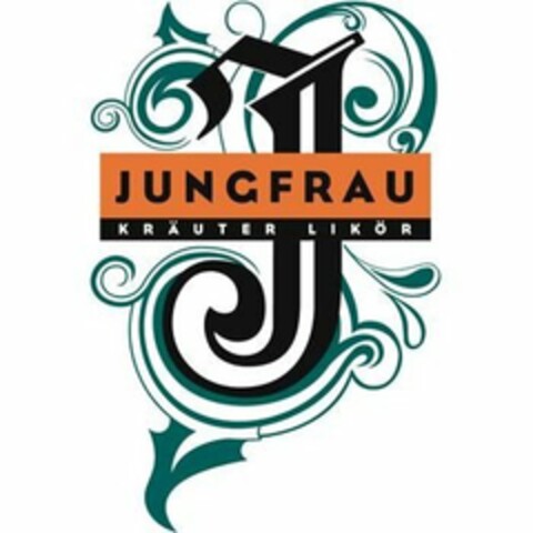 J JUNGFRAU K R Ä U T E R L I K Ö R Logo (USPTO, 20.06.2012)