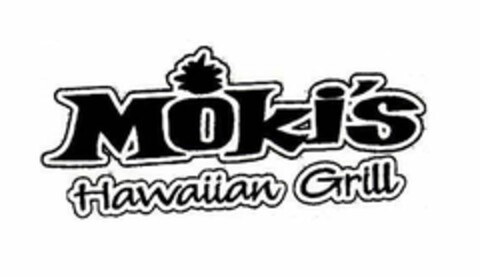 MOKI'S HAWAIIAN GRILL Logo (USPTO, 11/27/2012)