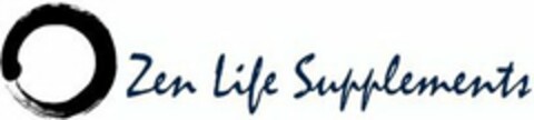 ZEN LIFE SUPPLEMENTS Logo (USPTO, 25.05.2013)