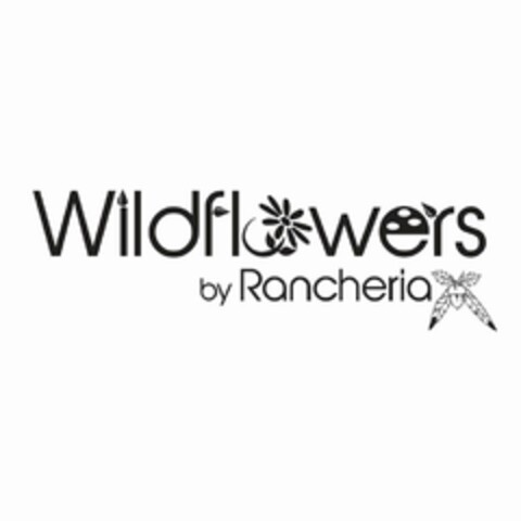 WILDFLOWERS BY RANCHERIA Logo (USPTO, 06/20/2014)