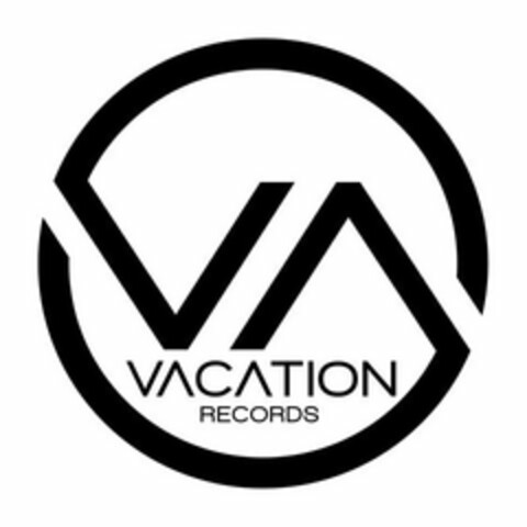 VA VACATION RECORDS Logo (USPTO, 06/25/2014)