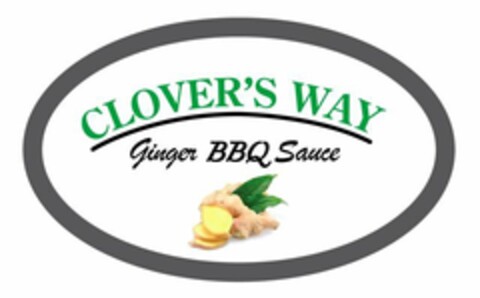 CLOVER'S WAY GINGER BBQ SAUCE Logo (USPTO, 10.09.2014)