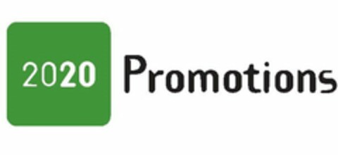 2020 PROMOTIONS Logo (USPTO, 21.09.2014)