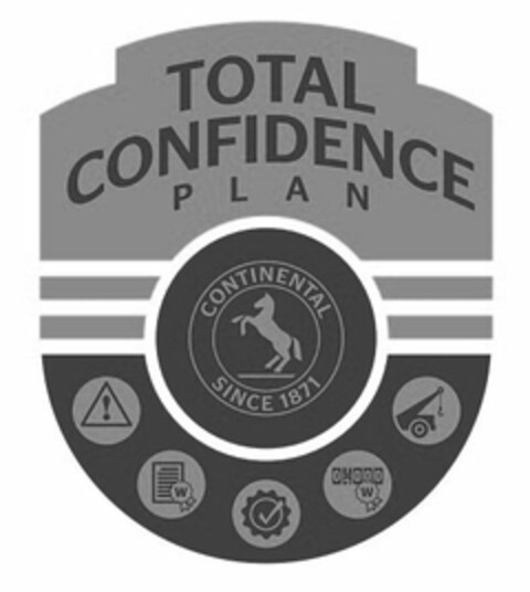 TOTAL CONFIDENCE PLAN CONTINENTAL SINCE 1871 Logo (USPTO, 01/16/2015)