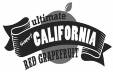 ULTIMATE SWEET CALIFORNIA RED GRAPEFRUIT Logo (USPTO, 09.04.2015)