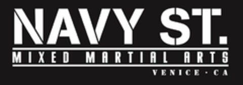 NAVY ST. MIXED MARTIAL ARTS VENICE CA Logo (USPTO, 10.07.2015)