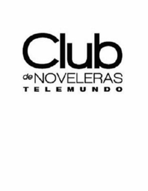 CLUB DE NOVELERAS TELEMUNDO TELEMUNDO Logo (USPTO, 03.08.2015)