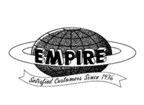 EMPIRE SATISFIED CUSTOMERS SINCE 1936 Logo (USPTO, 11/16/2015)