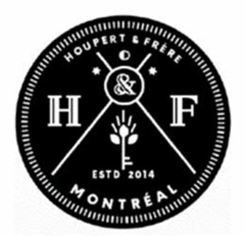 HOUPERT & FRERE H&F MONTREAL ESTD 2014 Logo (USPTO, 16.08.2016)
