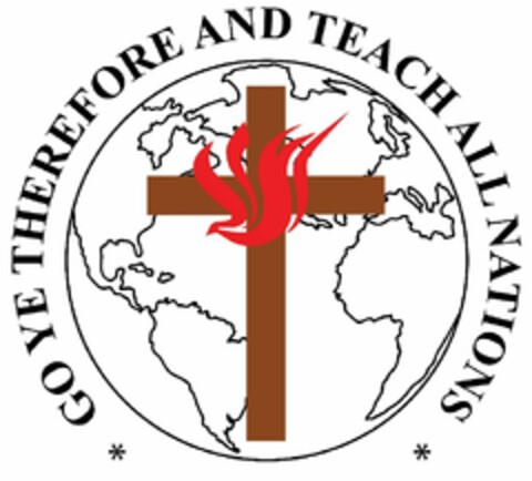 * GO YE THEREFORE AND TEACH ALL NATIONS* Logo (USPTO, 08.09.2016)