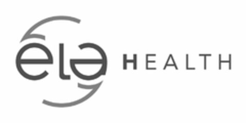 ELA HEALTH Logo (USPTO, 18.01.2017)