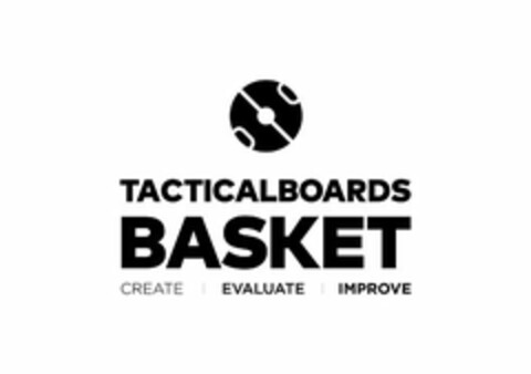 TACTICALBOARDS BASKET CREATE | EVALUATE| IMPROVE Logo (USPTO, 11.04.2017)