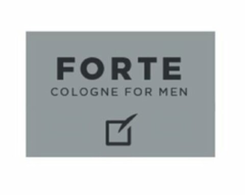 FORTE COLOGNE FOR MEN Logo (USPTO, 11.07.2017)