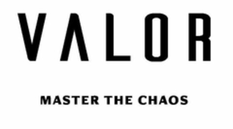 VALOR MASTER THE CHAOS Logo (USPTO, 30.12.2017)