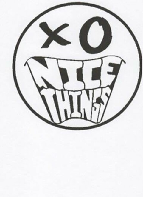 X O NICE THINGS Logo (USPTO, 22.01.2018)