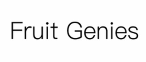 FRUIT GENIES Logo (USPTO, 15.11.2018)