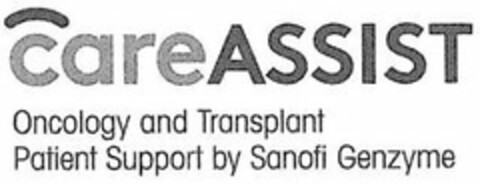 CAREASSIST ONCOLOGY AND TRANSPLANT PATIENT SUPPORT BY SANOFI GENZYME Logo (USPTO, 07.03.2019)