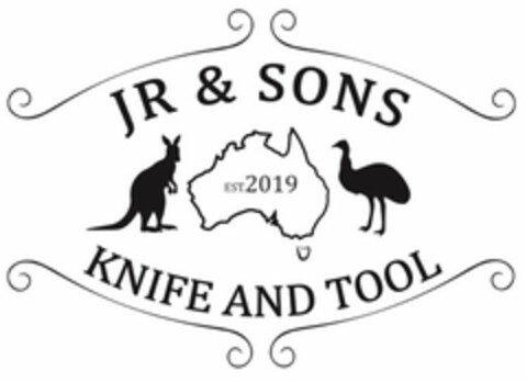 JR & SONS EST.2019 KNIFE AND TOOL Logo (USPTO, 03/05/2020)